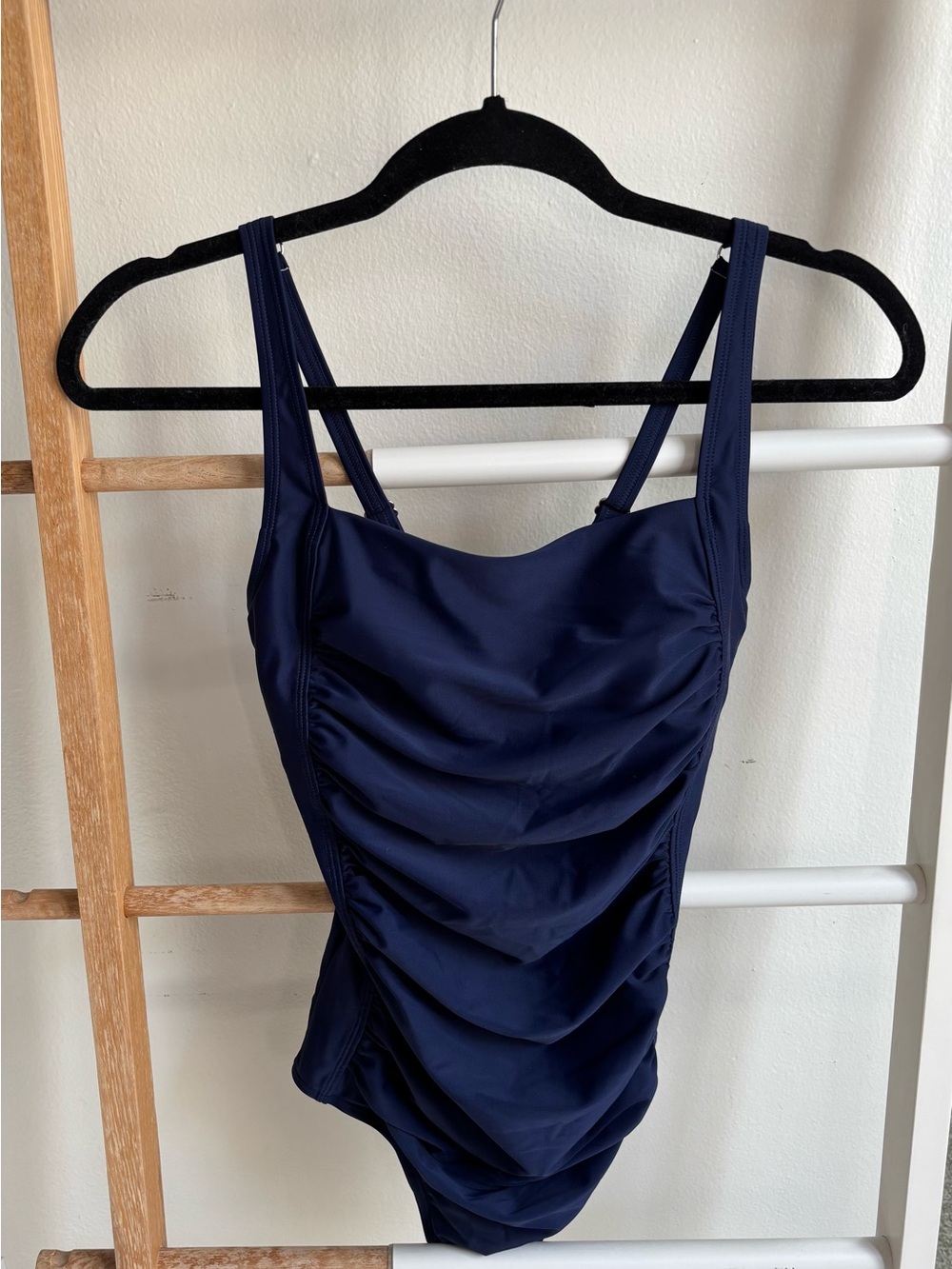 LLBean rushed Navy One-Piece Swimsuit